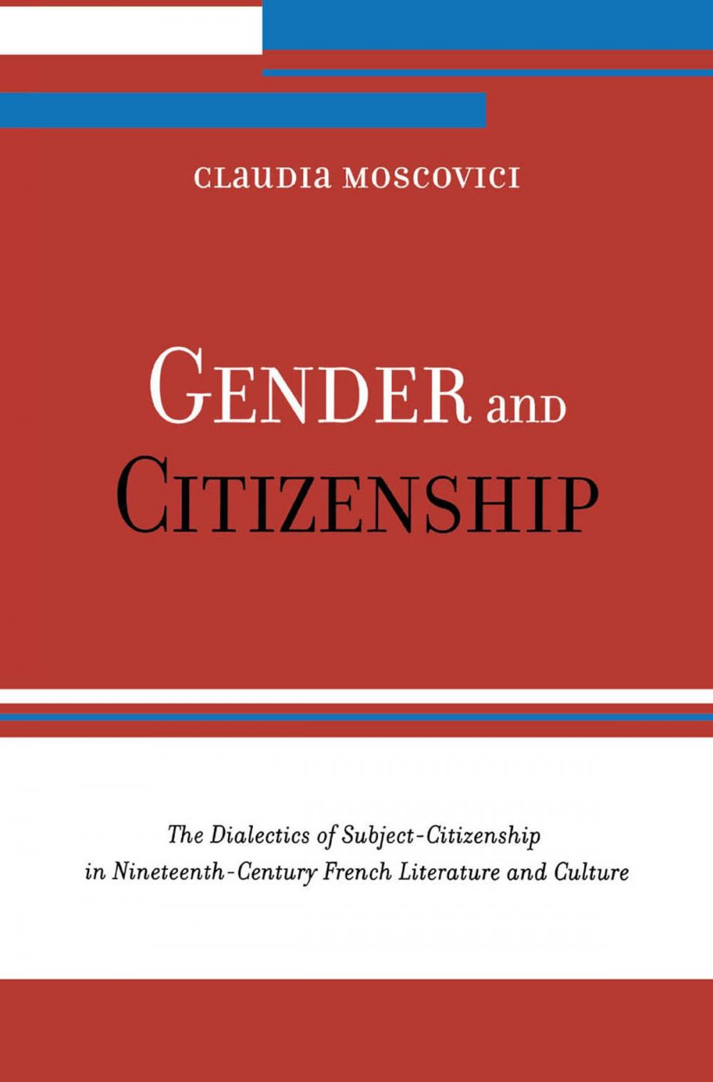 Big bigCover of Gender and Citizenship