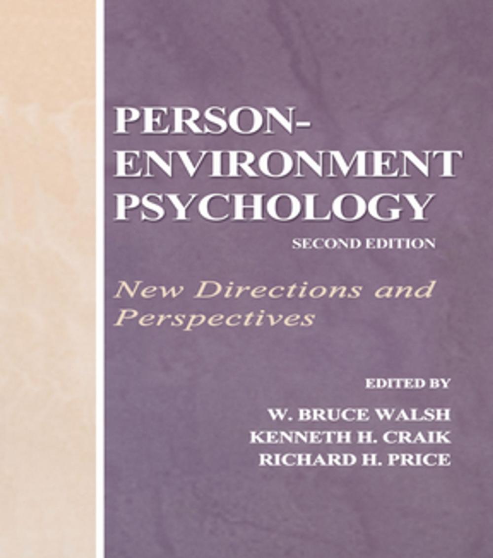 Big bigCover of Person-Environment Psychology