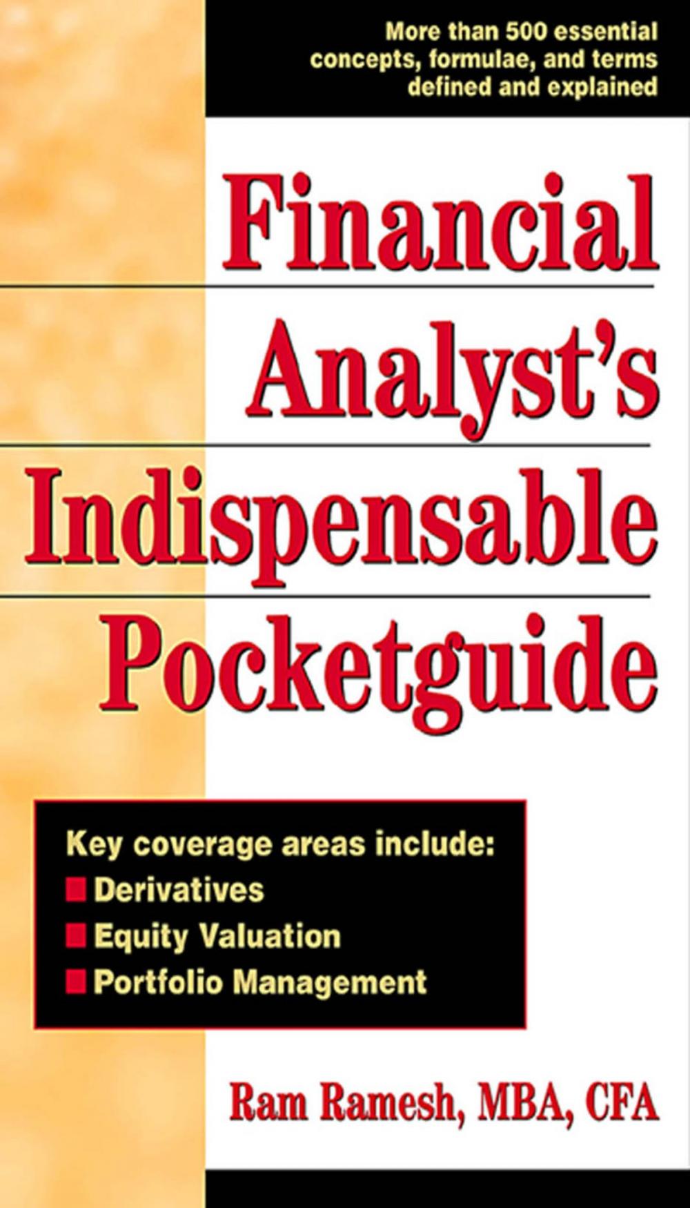 Big bigCover of Financial Analyst's Indispensible Pocket Guide