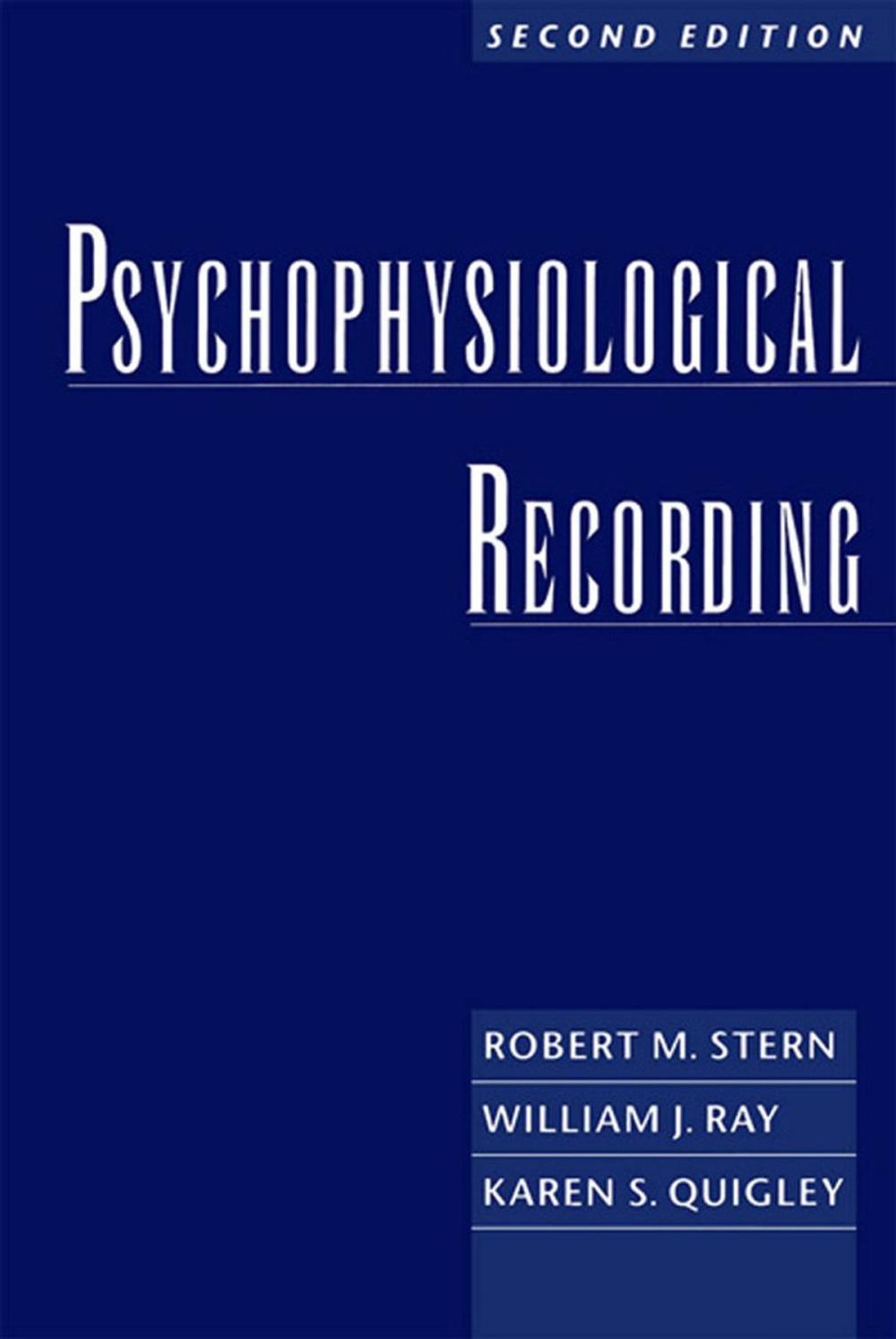 Big bigCover of Psychophysiological Recording