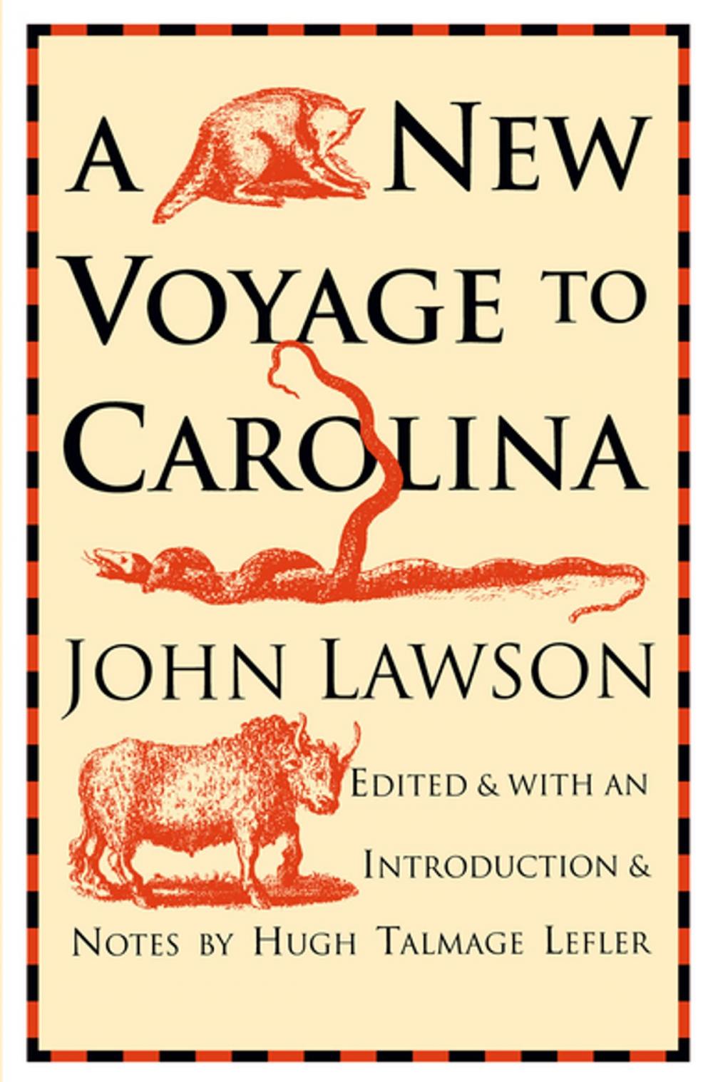 Big bigCover of A New Voyage to Carolina