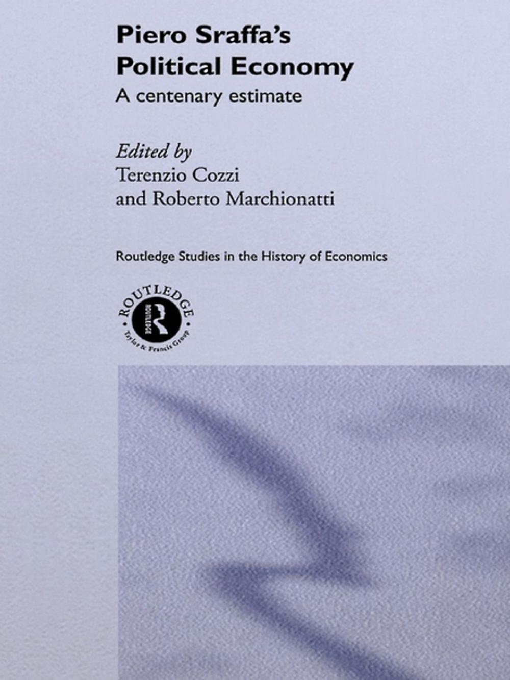 Big bigCover of Piero Sraffa's Political Economy