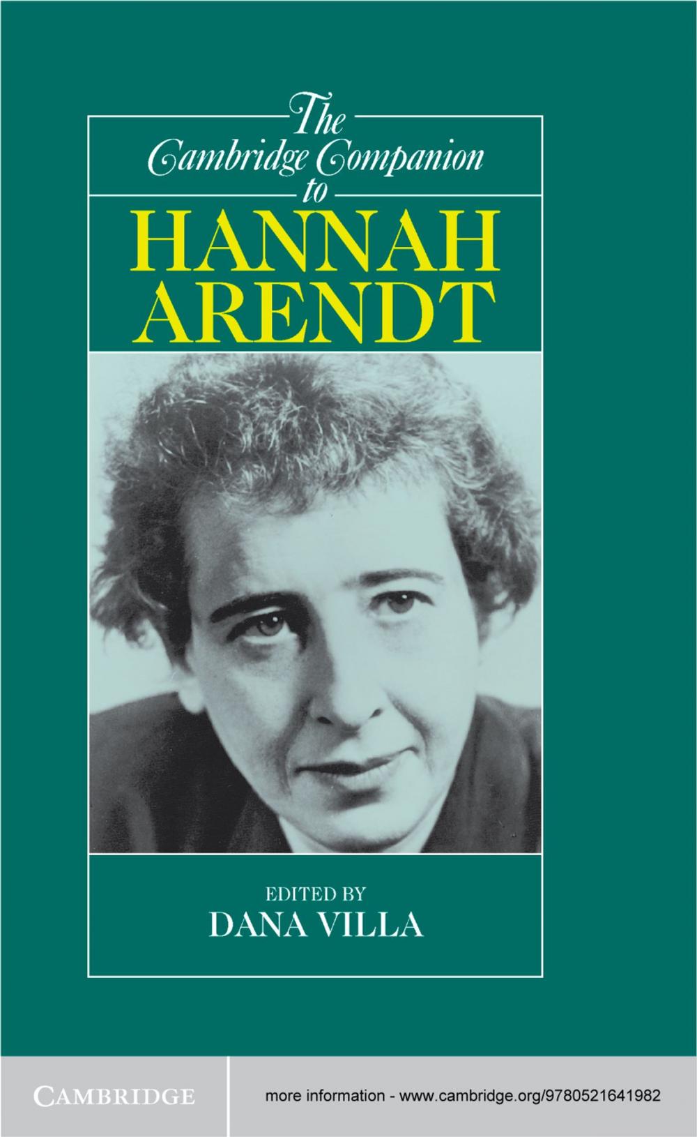 Big bigCover of The Cambridge Companion to Hannah Arendt