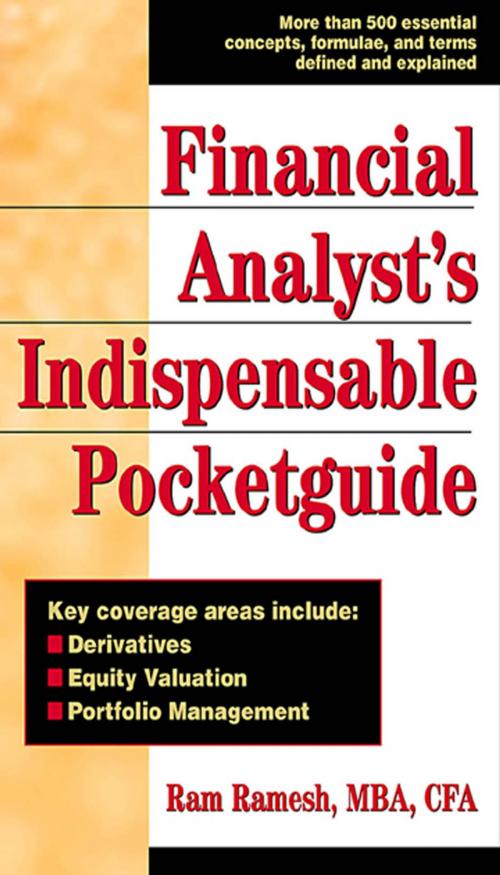 Cover of the book Financial Analyst's Indispensible Pocket Guide by Ram Ramesh, McGraw-Hill Education