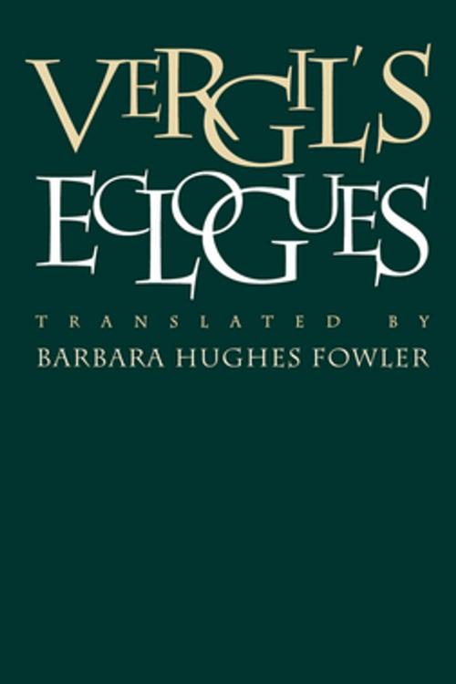 Cover of the book Vergil's Eclogues by , The University of North Carolina Press