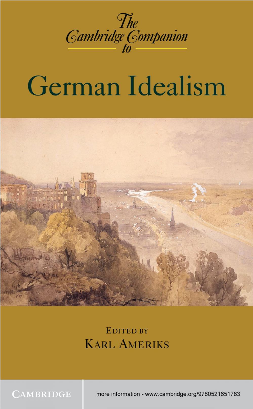 Big bigCover of The Cambridge Companion to German Idealism