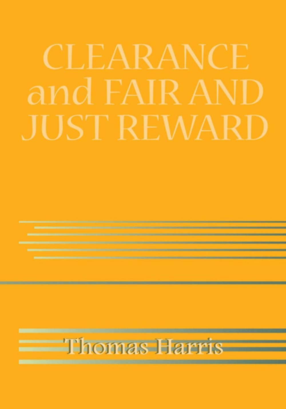 Big bigCover of Clearance and Fair and Just Reward