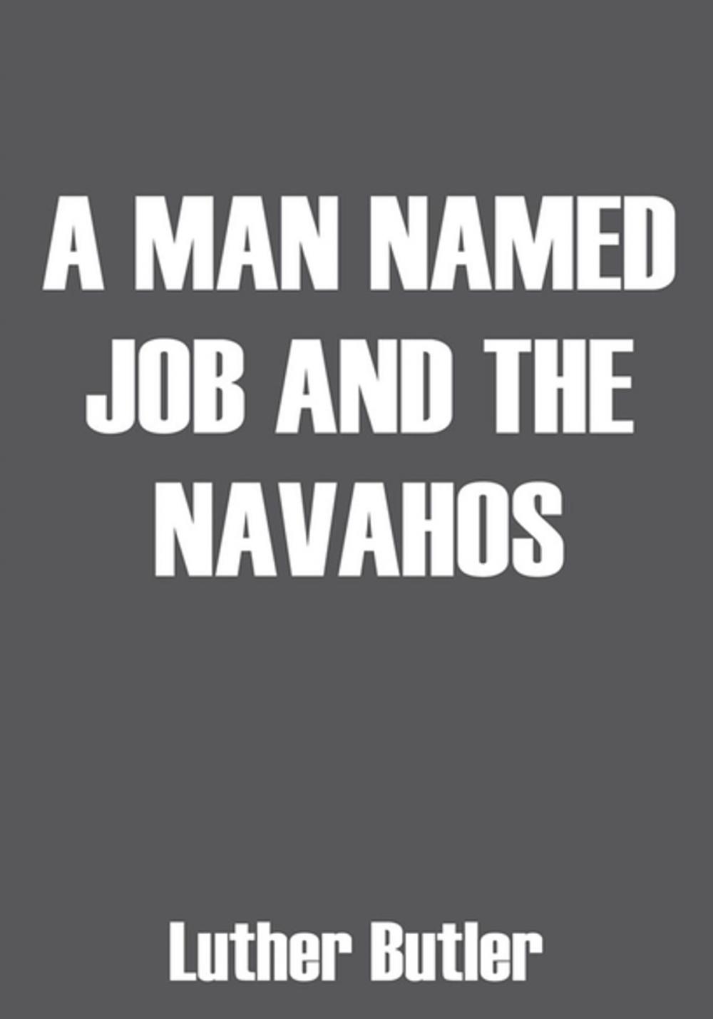 Big bigCover of A Man Named Job and the Navahos