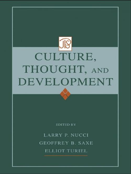 Cover of the book Culture, Thought, and Development by , Taylor and Francis
