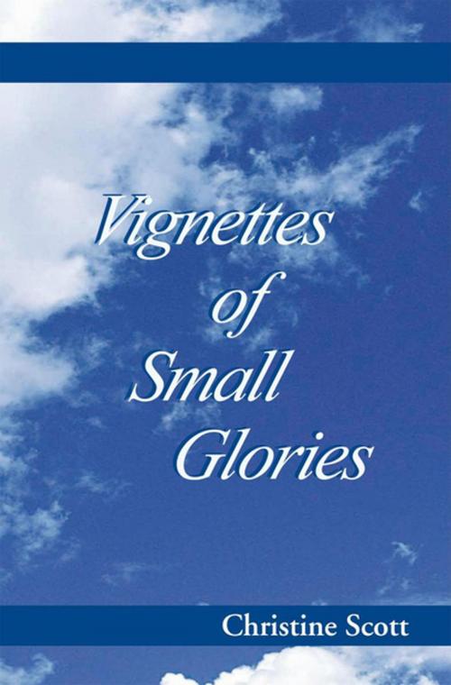 Cover of the book Vignettes of Small Glories by Christine Scott, Xlibris US