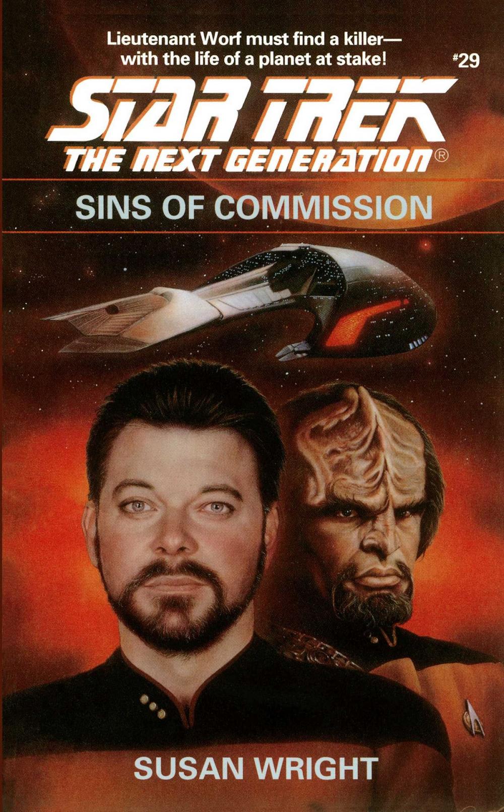 Big bigCover of Star Trek: The Next Generation: Sins of Commission