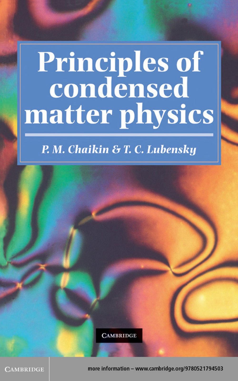 Big bigCover of Principles of Condensed Matter Physics