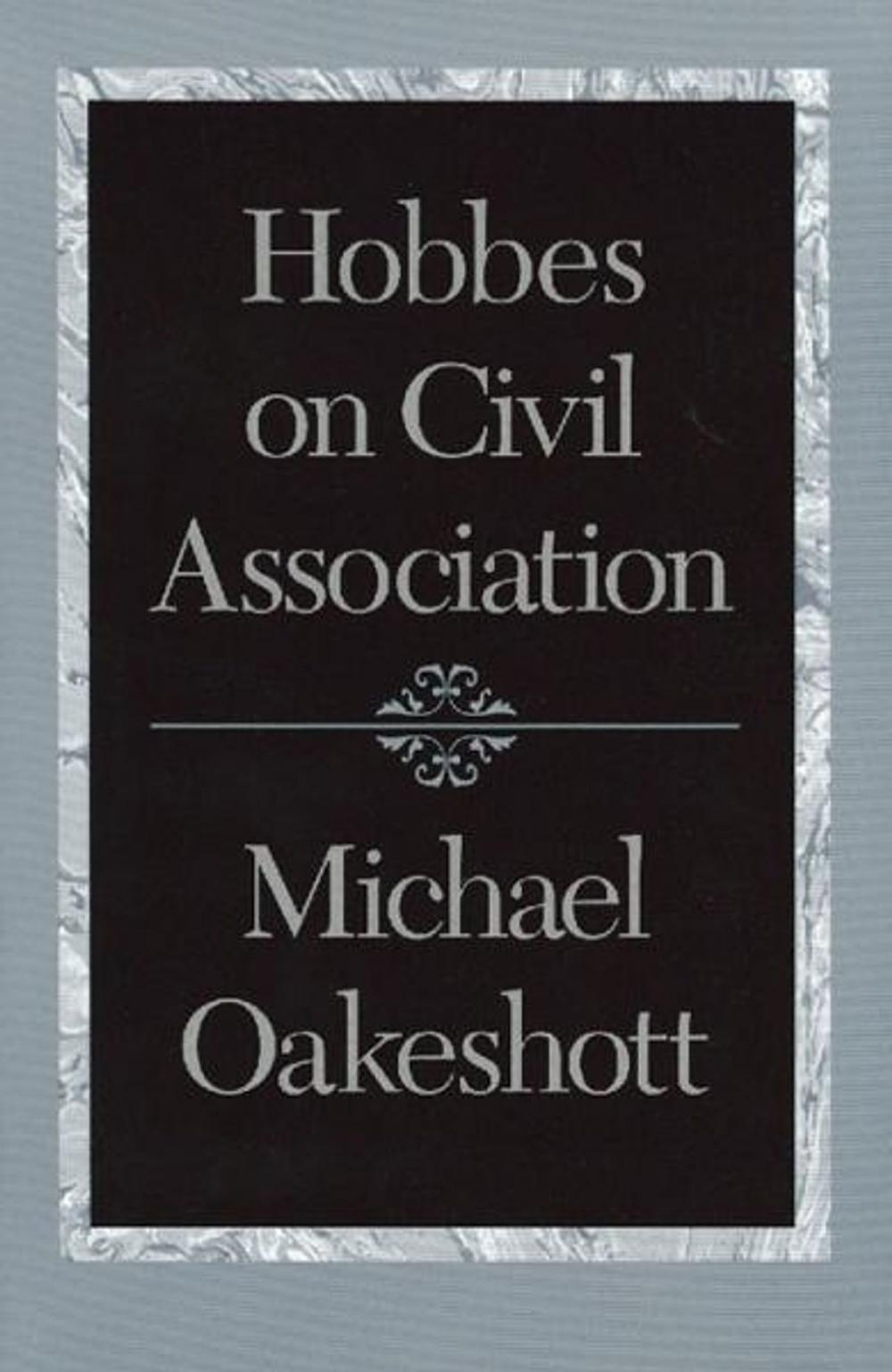 Big bigCover of Hobbes on Civil Association