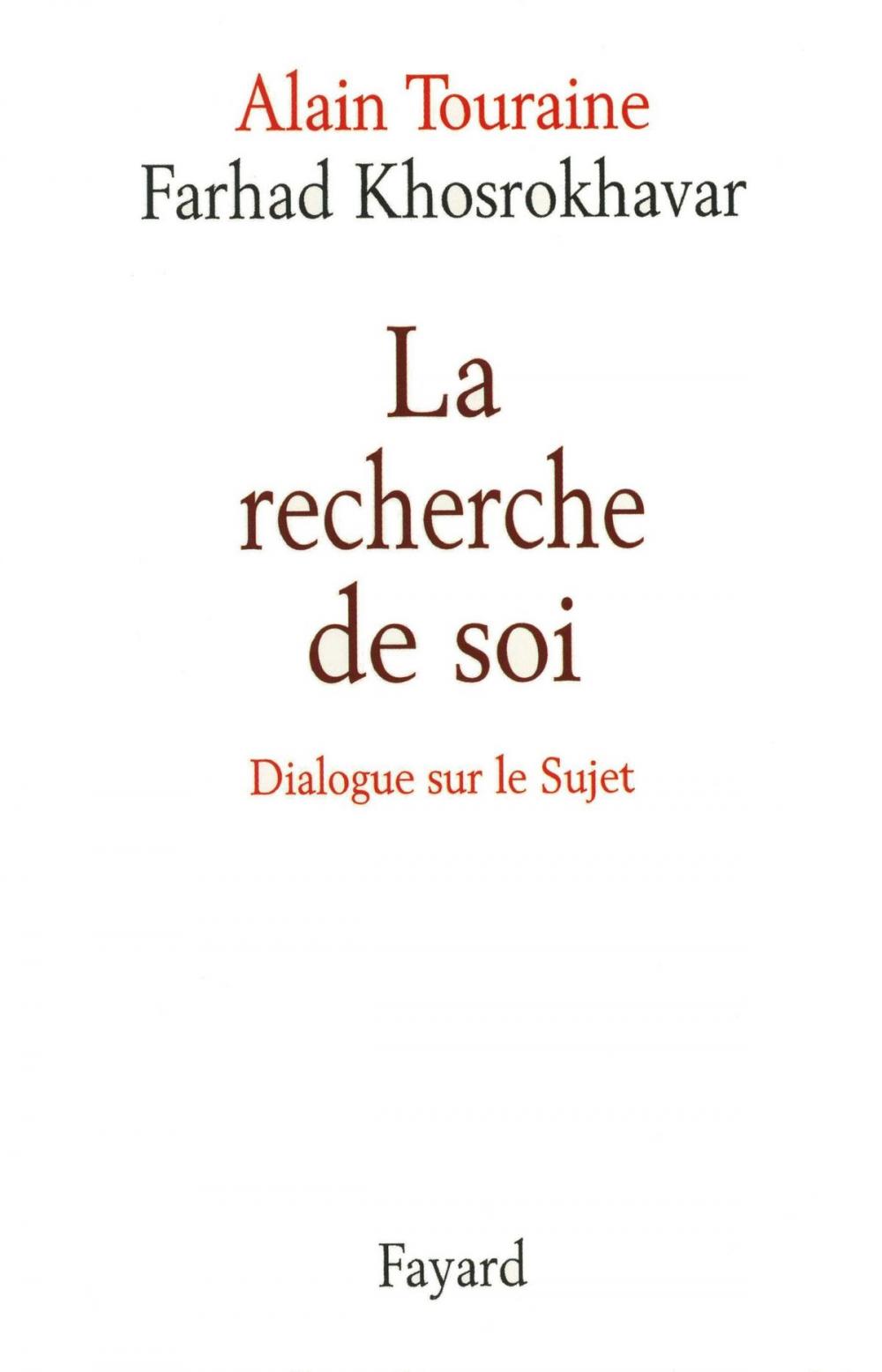 Big bigCover of La recherche de soi