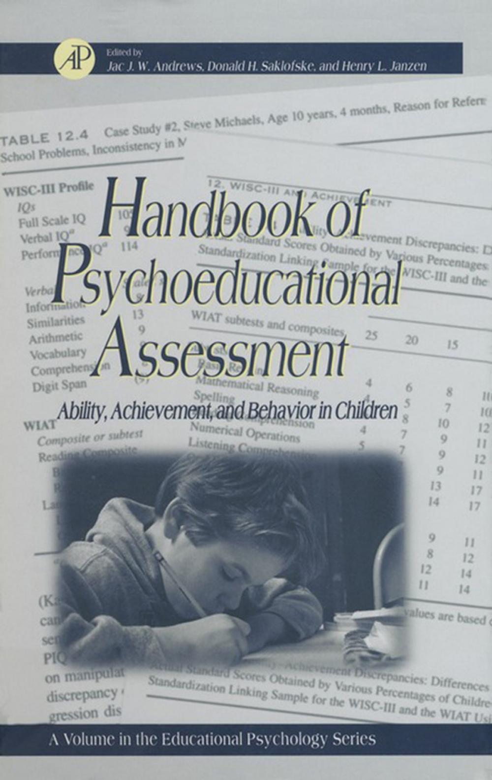 Big bigCover of Handbook of Psychoeducational Assessment