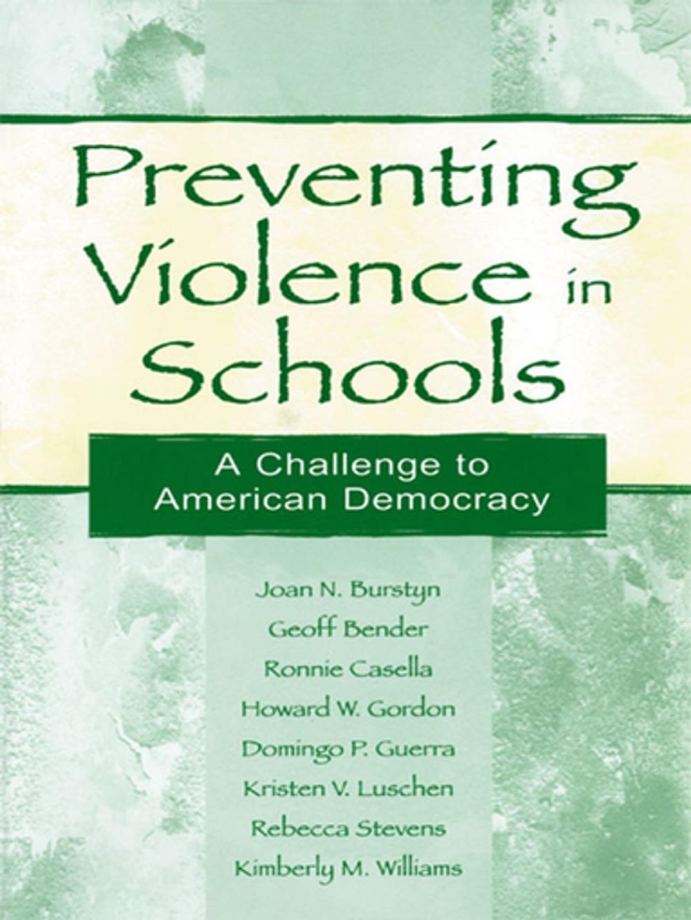 Big bigCover of Preventing Violence in Schools