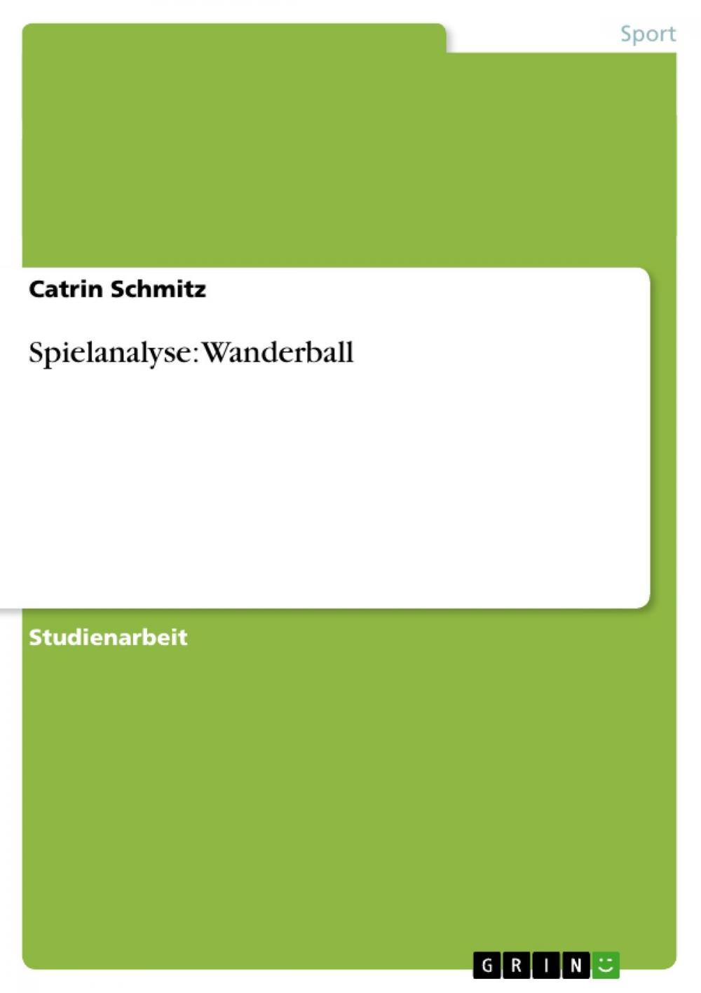 Big bigCover of Spielanalyse: Wanderball