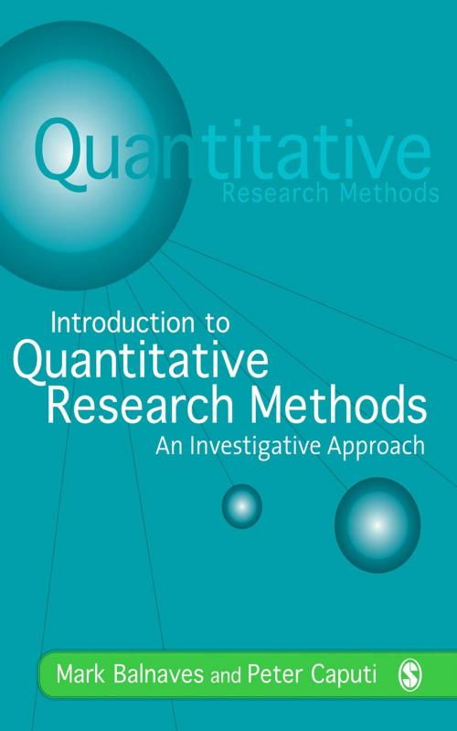 Cover of the book Introduction to Quantitative Research Methods by Professor Mark Balnaves, Peter Caputi, SAGE Publications