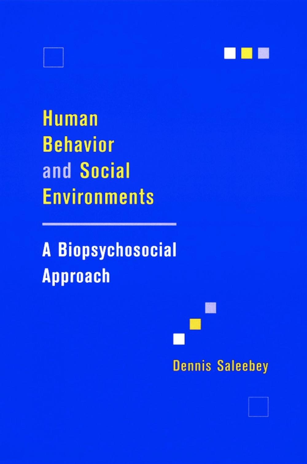 Big bigCover of Human Behavior and Social Environments