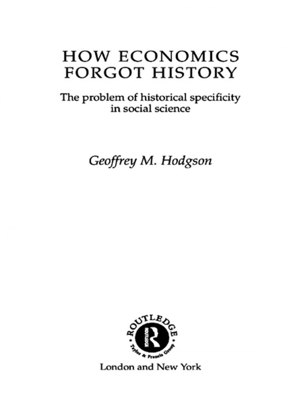 Big bigCover of How Economics Forgot History