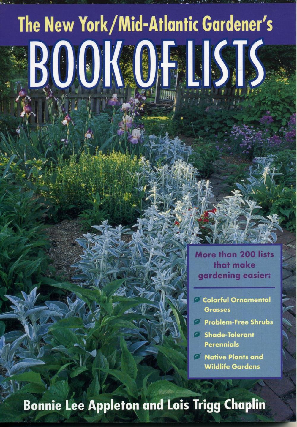 Big bigCover of New York/Mid-Atlantic Gardener's Book of Lists