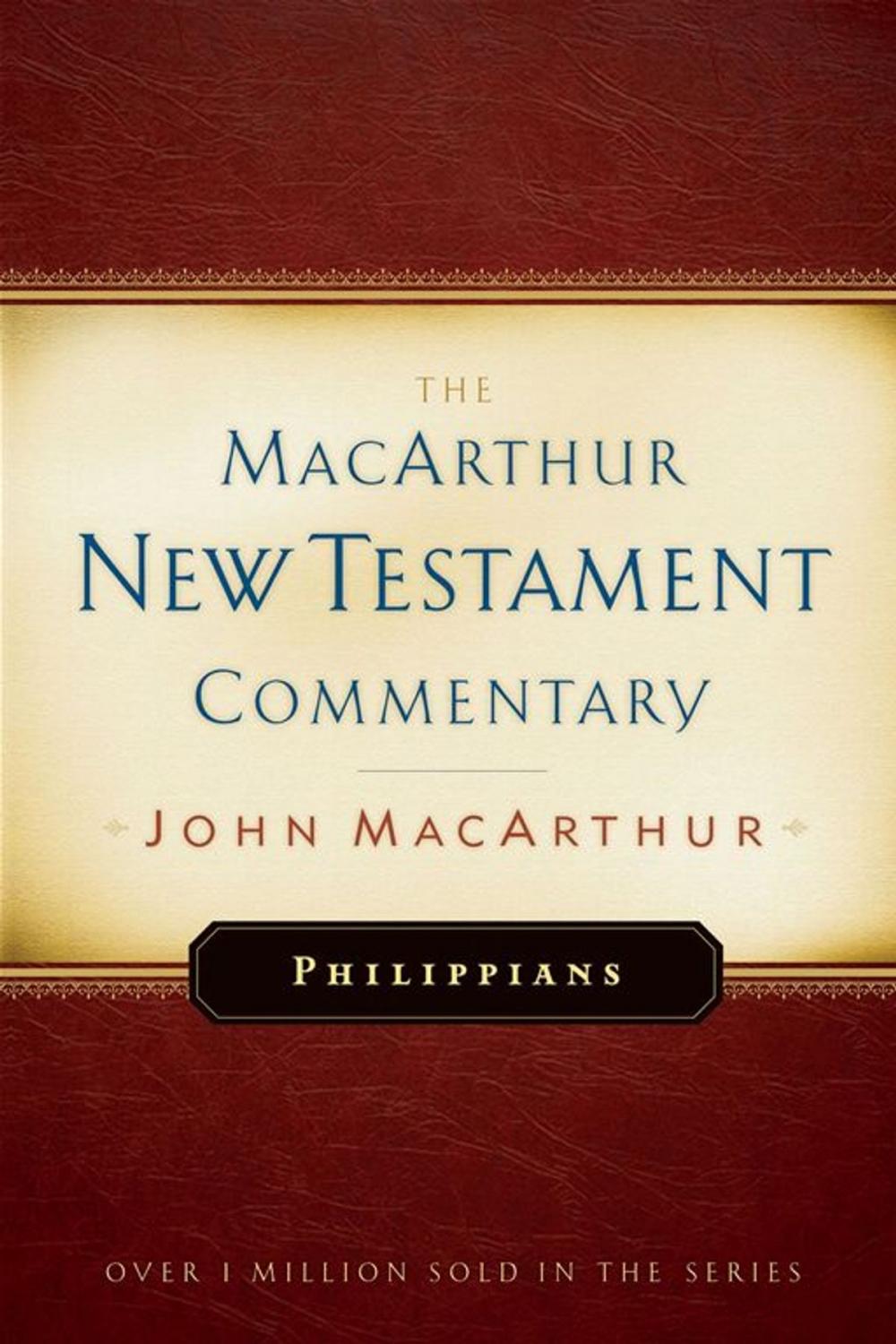 Big bigCover of Philippians MacArthur New Testament Commentary