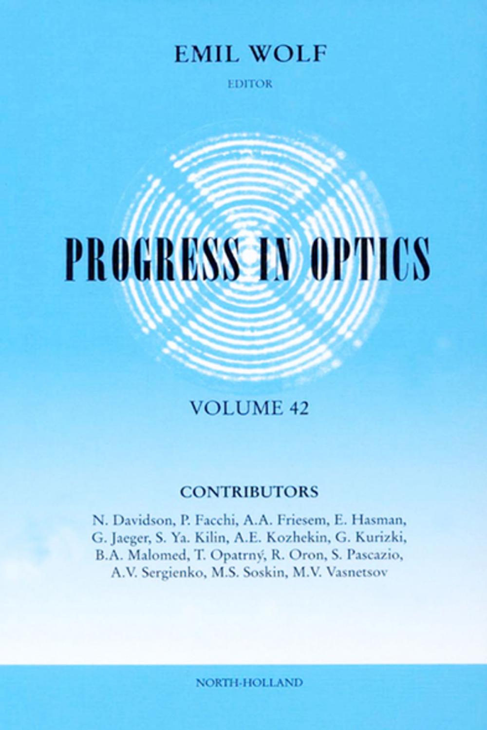 Big bigCover of Progress in Optics