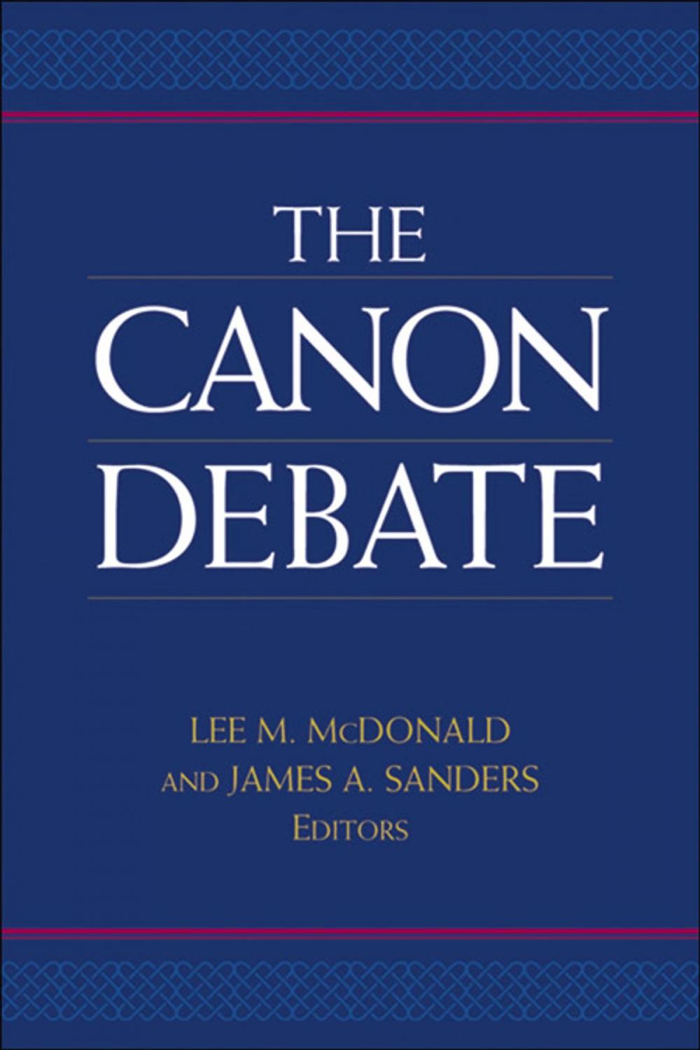 Big bigCover of The Canon Debate