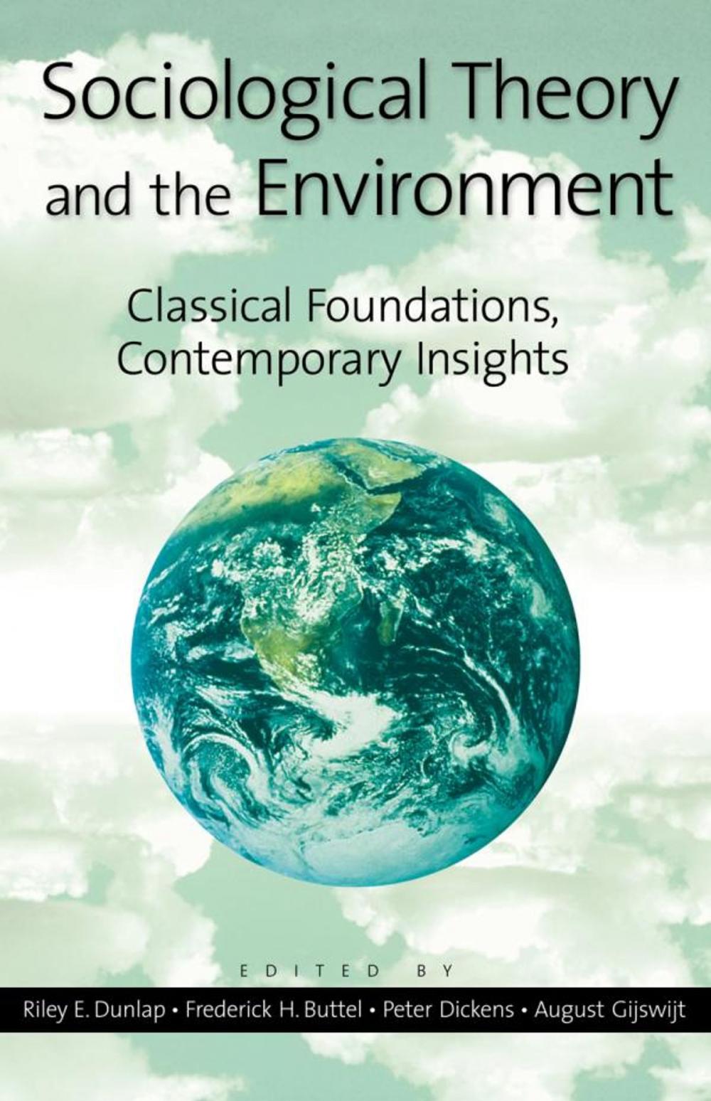 Big bigCover of Sociological Theory and the Environment