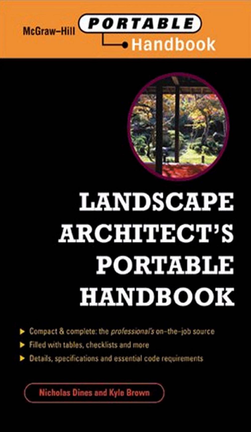 Big bigCover of Landscape Architect's Portable Handbook