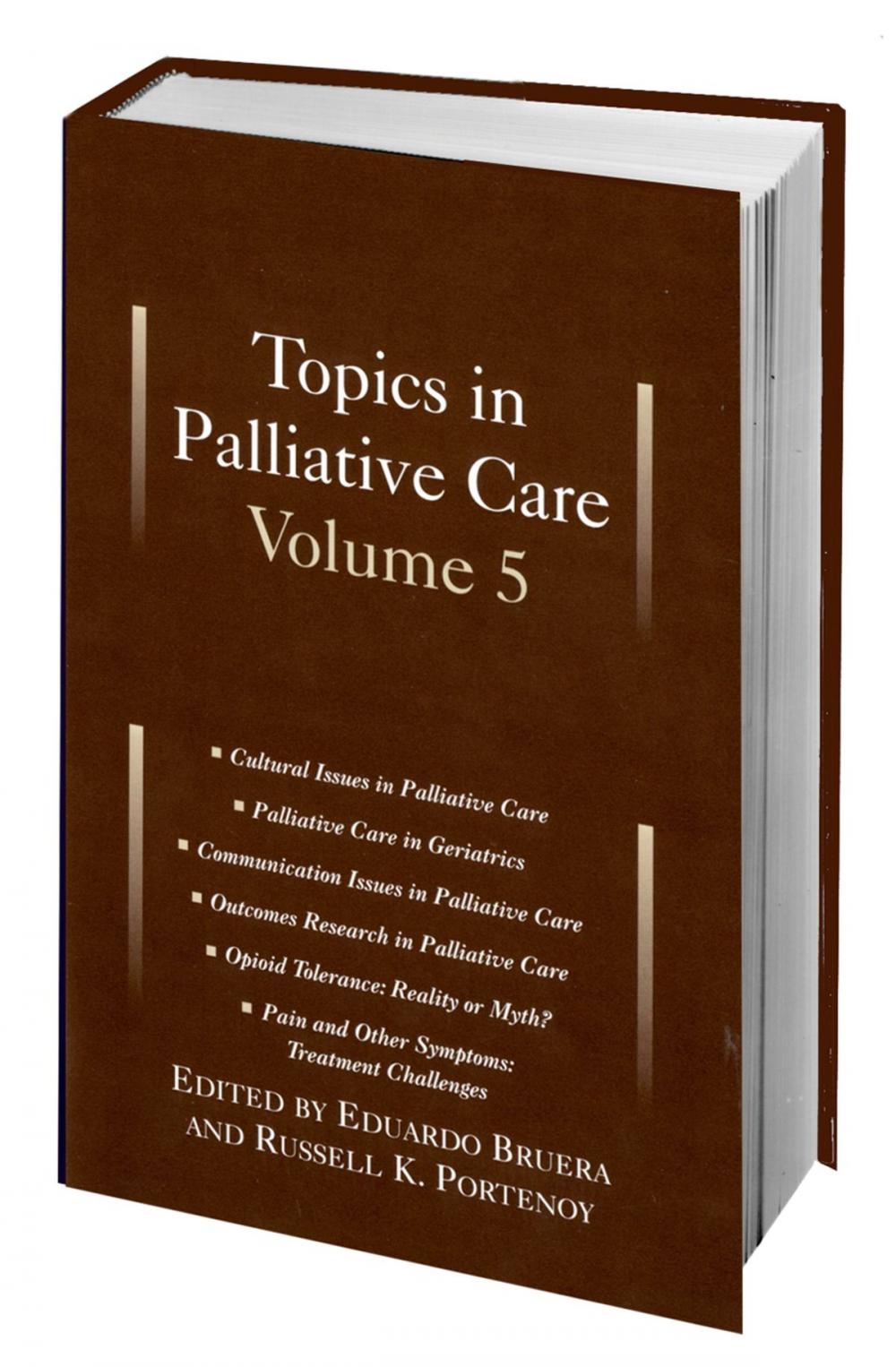 Big bigCover of Topics in Palliative Care