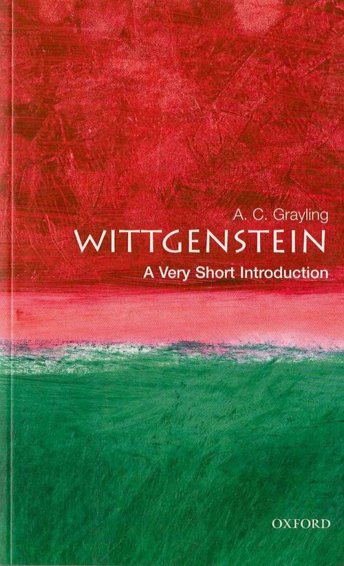 Cover of the book Wittgenstein: A Very Short Introduction by A. C. Grayling, OUP Oxford