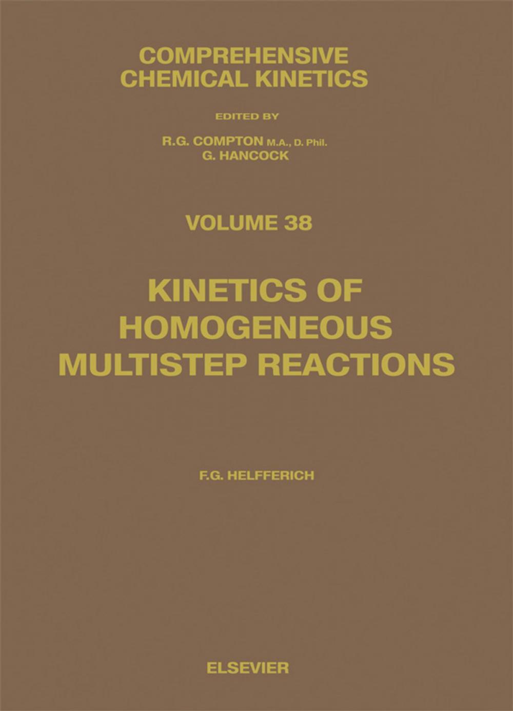 Big bigCover of Kinetics of Homogeneous Multistep Reactions