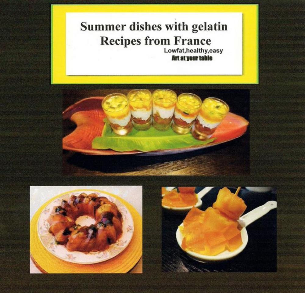 Big bigCover of SUMMER DISHES WITH GELATIN RECIPES FROM FRANCE