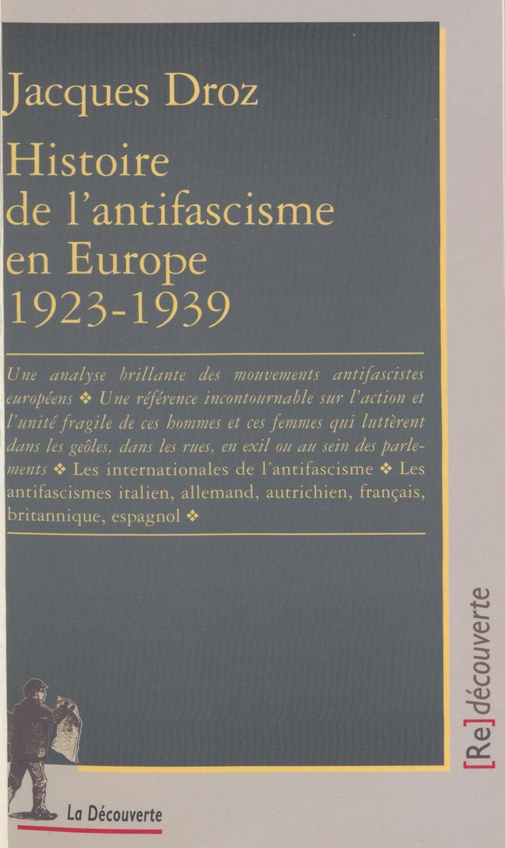 Big bigCover of Histoire de l'antifascisme en Europe (1923-1939)