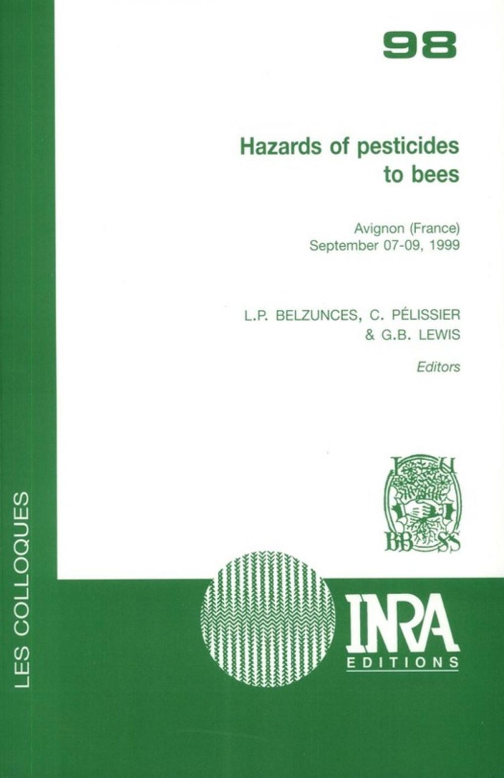 Big bigCover of Hazards of Pesticides to Bees