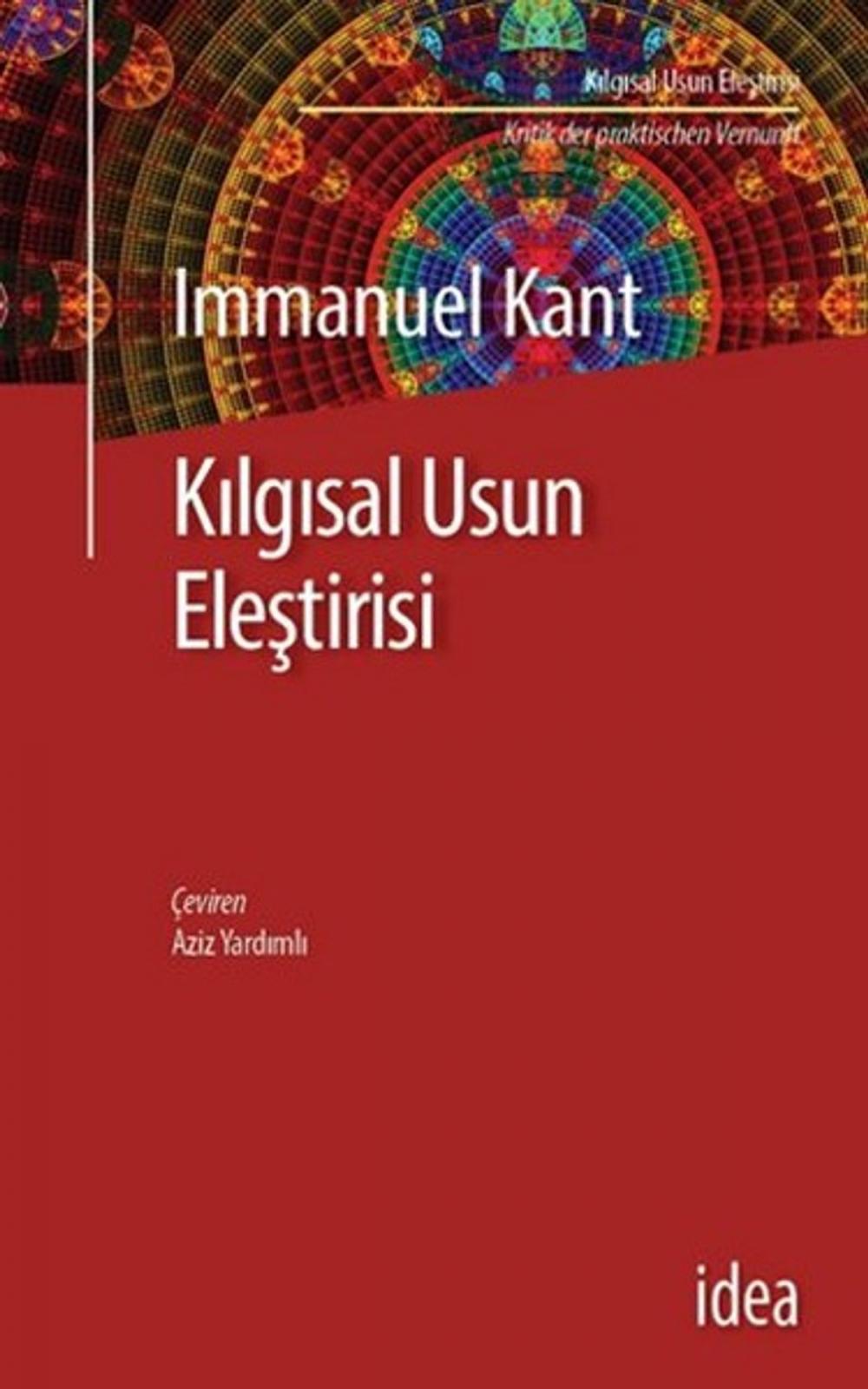 Big bigCover of Kılgısal Usun Eleştirisi