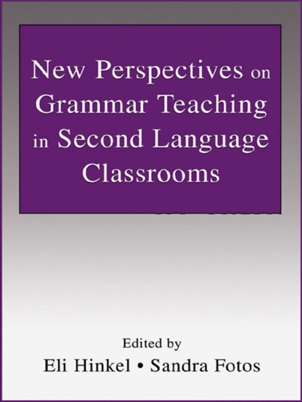 Big bigCover of New Perspectives on Grammar Teaching in Second Language Classrooms