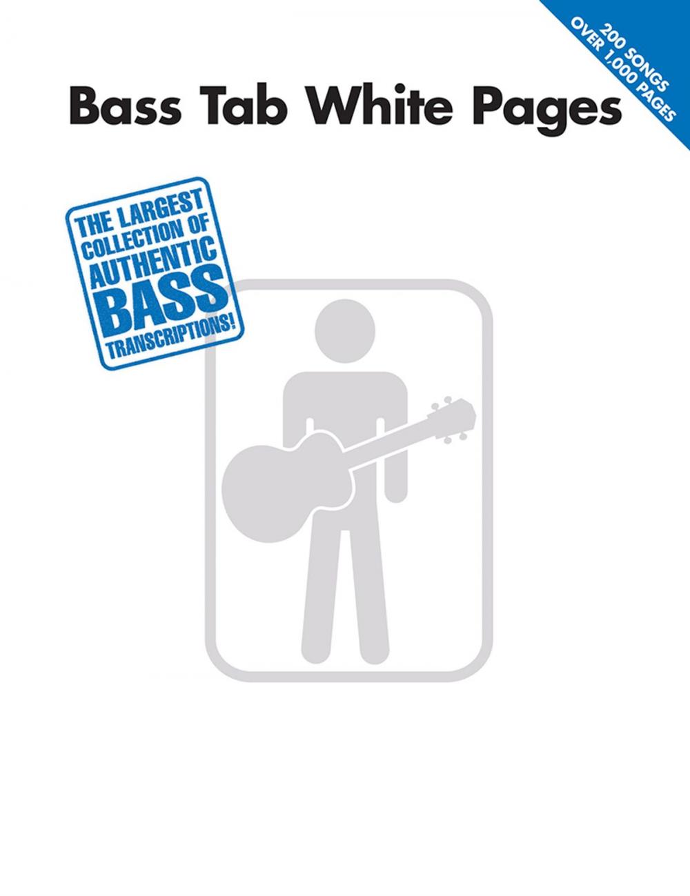 Big bigCover of Bass Tab White Pages (Songbook)