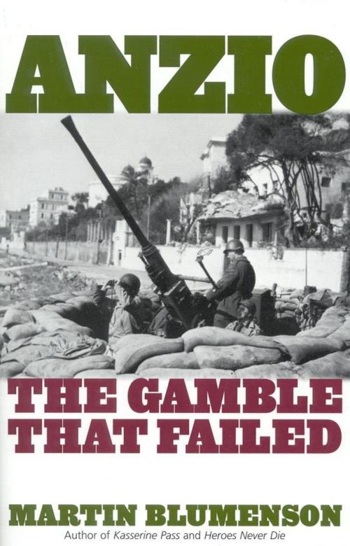 Cover of the book Anzio by Martin Blumenson, Cooper Square Press