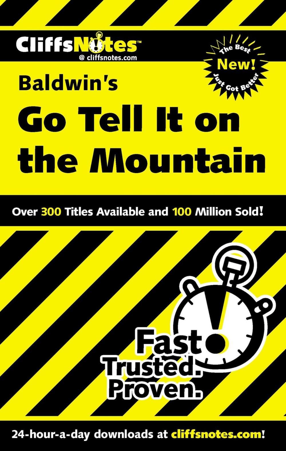 Big bigCover of CliffsNotes on Baldwin's Go Tell It on the Mountain