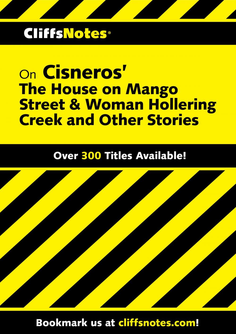 Big bigCover of CliffsNotes on Cisneros' The House on Mango Street & Woman Hollering Creek and Other Stories