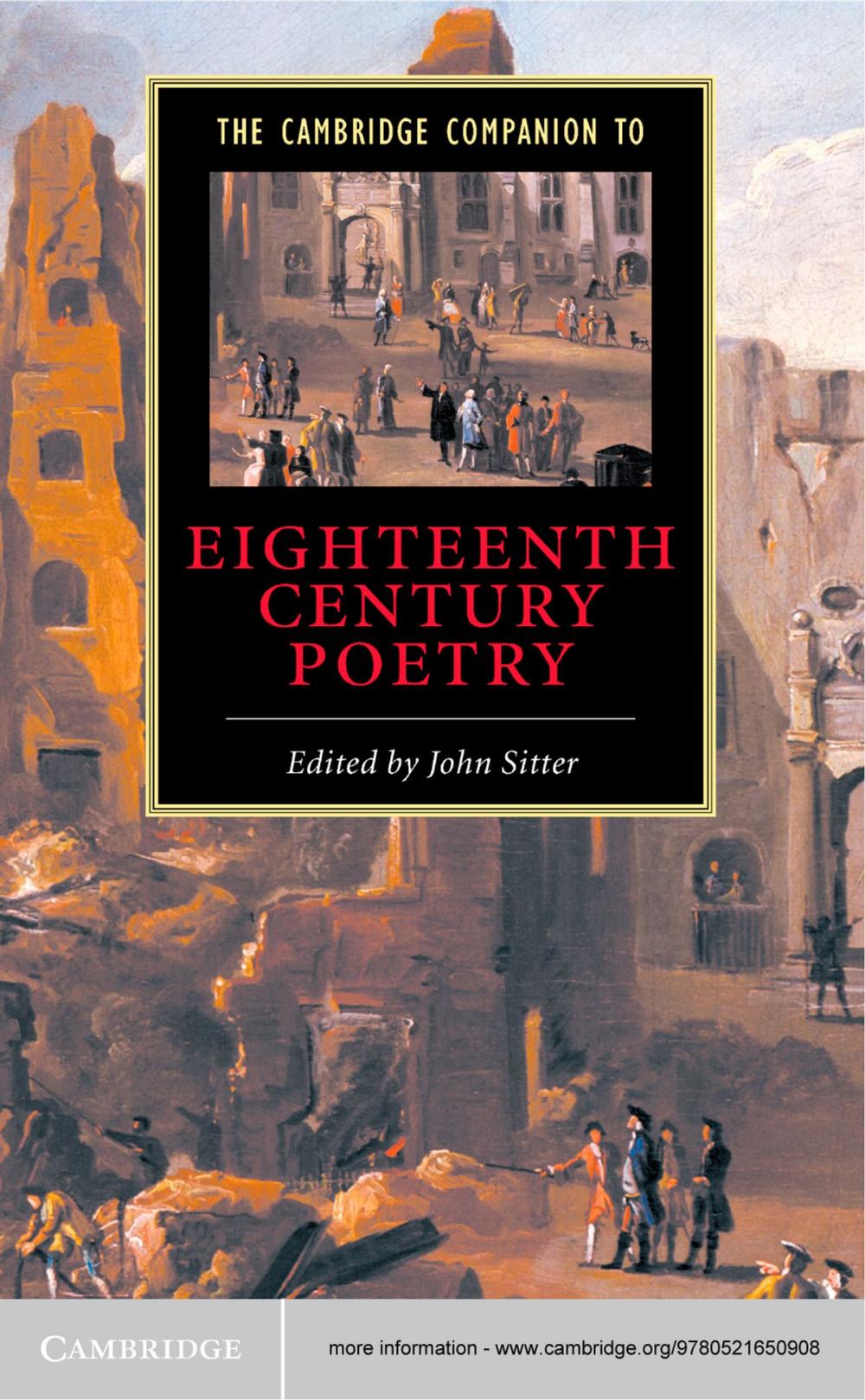 Big bigCover of The Cambridge Companion to Eighteenth-Century Poetry