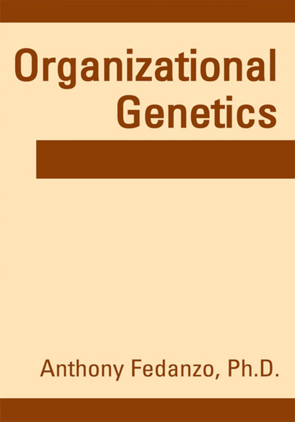 Big bigCover of Organizational Genetics