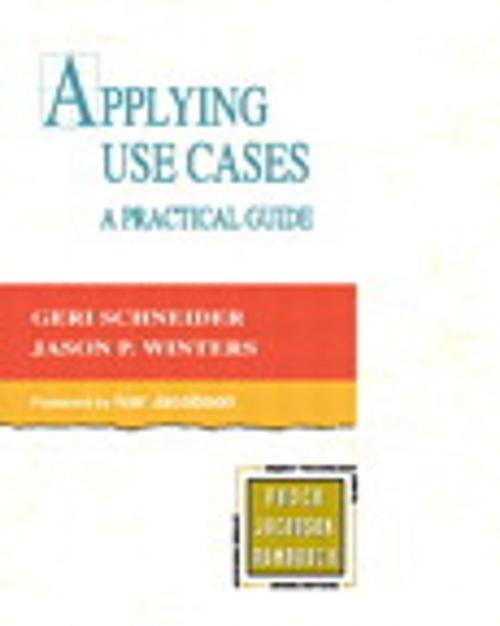 Cover of the book Applying Use Cases by Geri Schneider, Jason P. Winters, Pearson Education