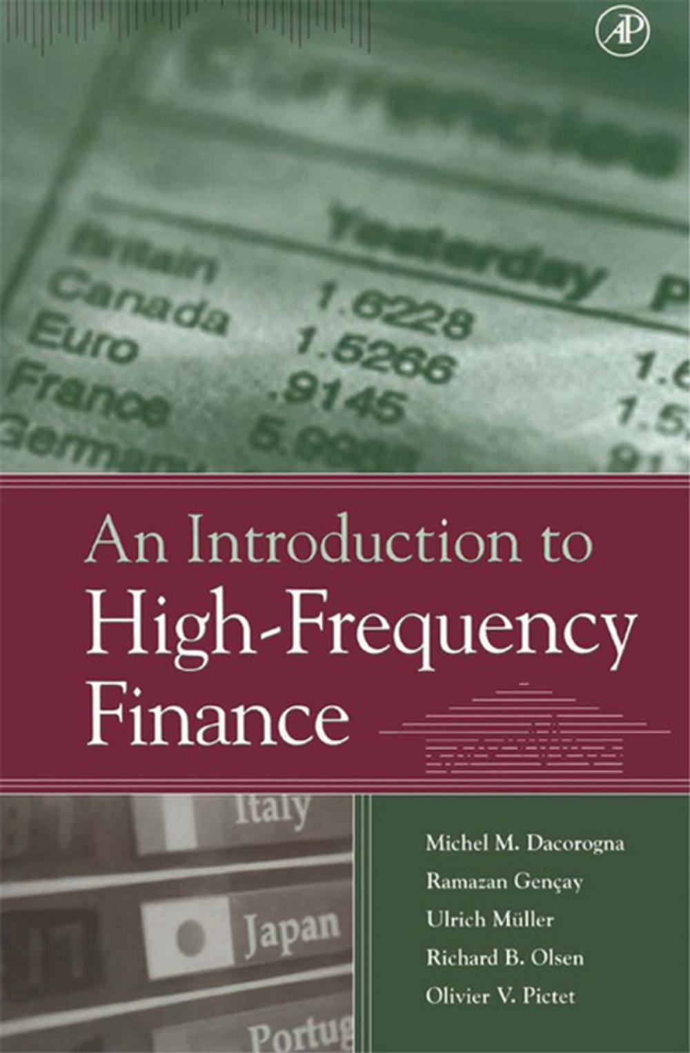 Big bigCover of An Introduction to High-Frequency Finance