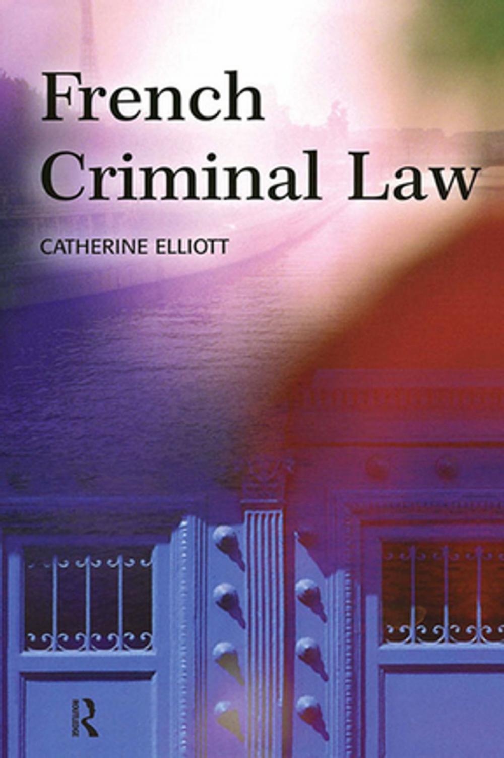 Big bigCover of French Criminal Law