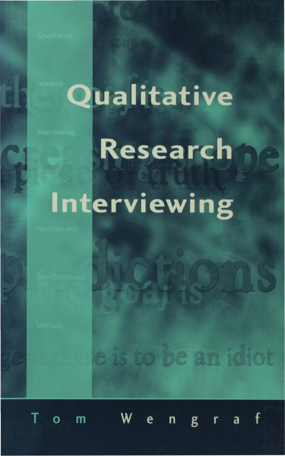 Big bigCover of Qualitative Research Interviewing