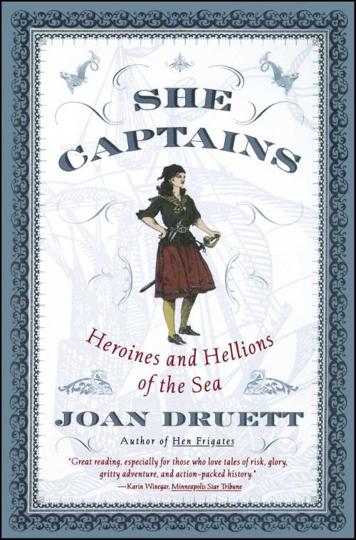 Cover of the book She Captains by Joan Druett, Simon & Schuster