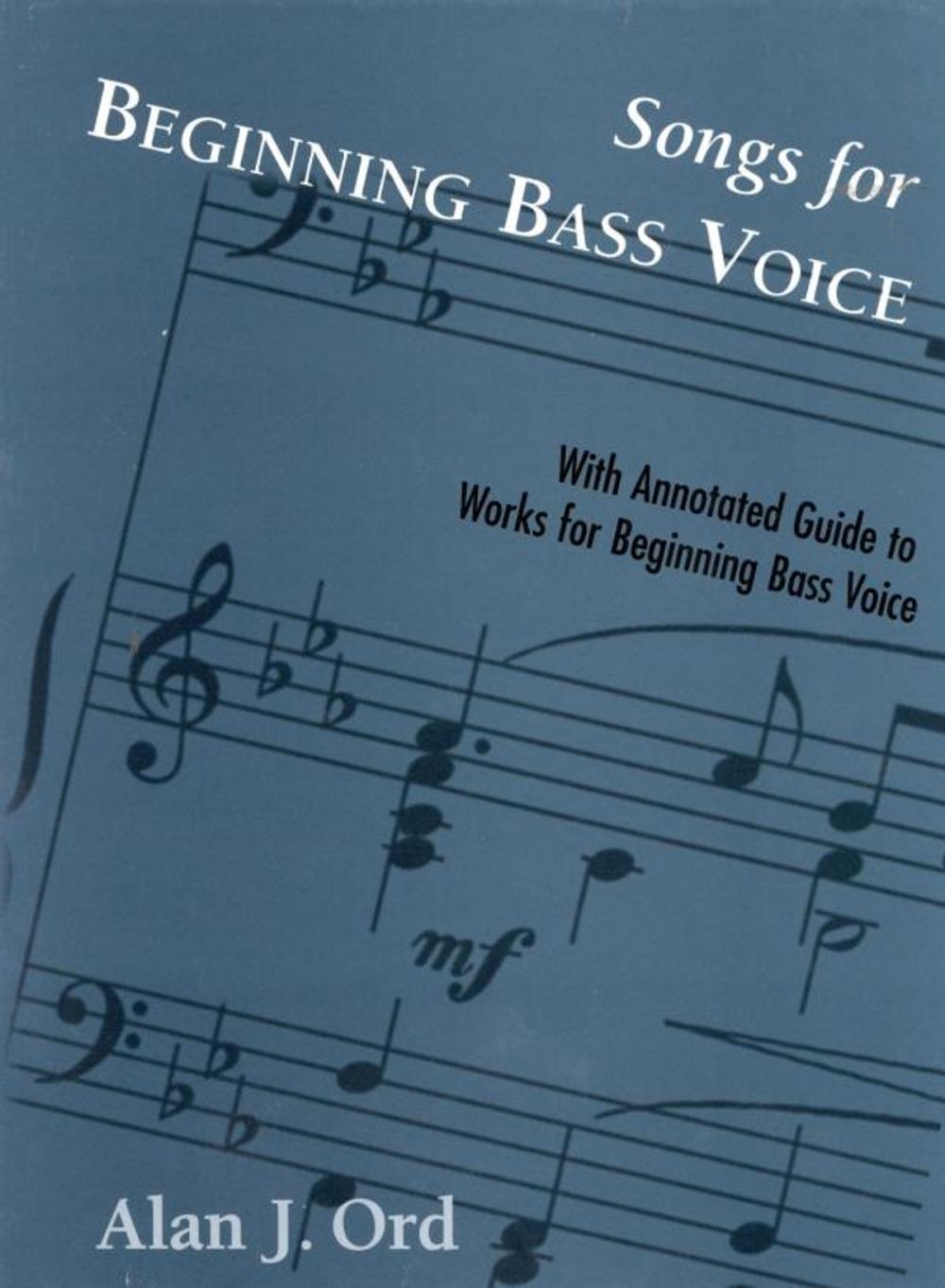 Big bigCover of Songs for Beginning Bass Voice